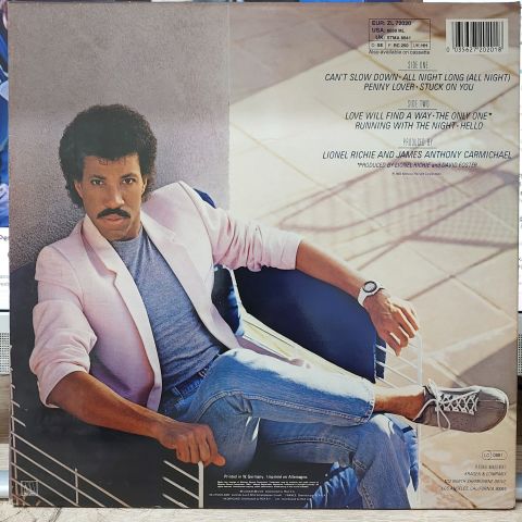 Lionel Richie – Can't Slow Down LP PLAK