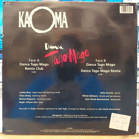 Kaoma – Danca Tago-Mago LP PLAK