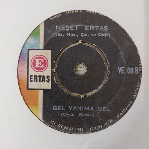 NEŞET ERTAŞ - HAPİSHANELERE ATTIM POSTU 45LİK PLAK