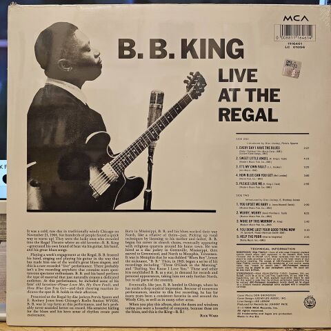 B.B. King – Live At The Regal LP PLAK