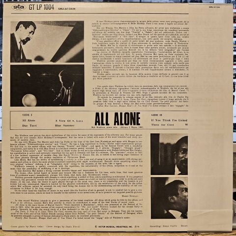 Mal Waldron – All Alone LP PLAK