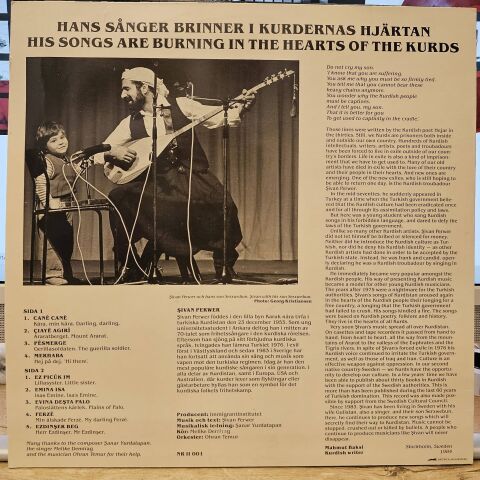 Şivan Perwer – The Kurdish Troubadour / Çiyayê Agirî LP PLAK