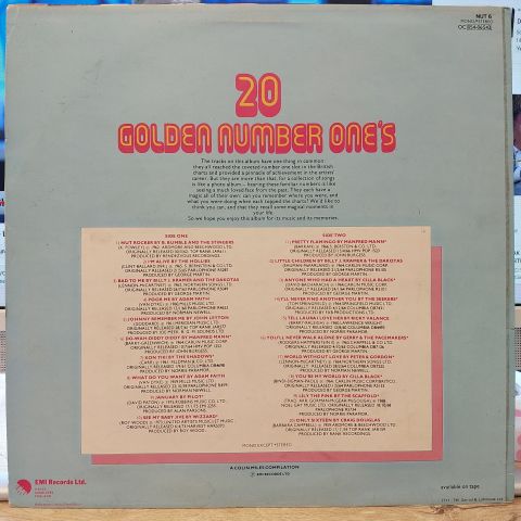 Various – 20 Golden Number One's LP PLAK