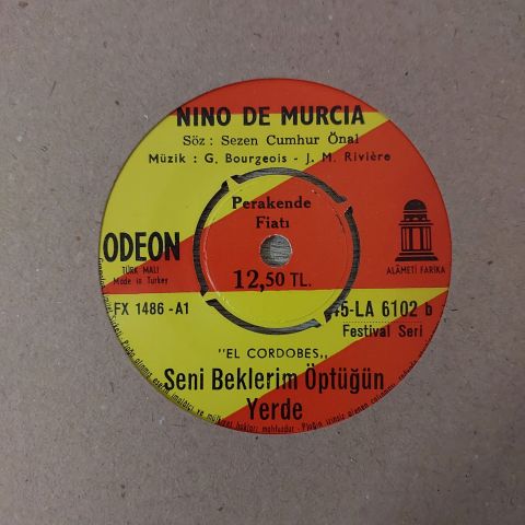 Niño De Murcia – Seni Beklerim Öptüğün Yerde / Guantanamera 45LİK PLAK