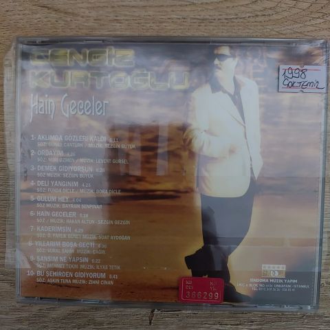 CENGİZ KURTOĞLU - HAİN GECELER CD