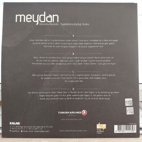 MEYDAN - ALATURKA RECORDS TAŞ PLAKLARIN KAYITLARI LP PLAK