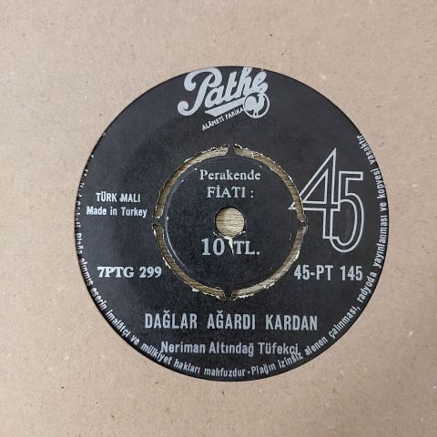 Neriman Altındağ-Tüfekçi – Dağlar Ağardı Kardan 45LİK PLAK
