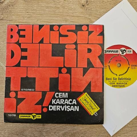 Cem Karaca – Beni Siz Delirttiniz / Niyazi 45LİK PLAK