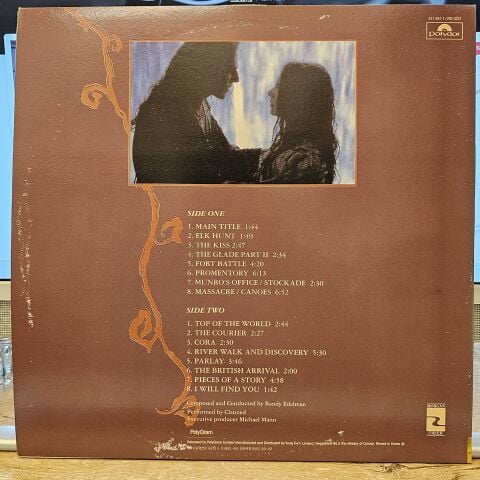 Trevor Jones / Randy Edelman – The Last Of The Mohicans (Original Motion Picture Soundtrack) LP PLAK