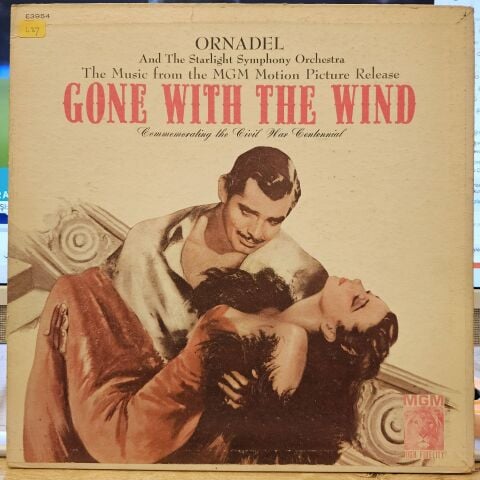 Ornadel And The Starlight Symphony Orchestra – Gone With The Wind - The Music From The MGM Motion Picture Release LP PLAK