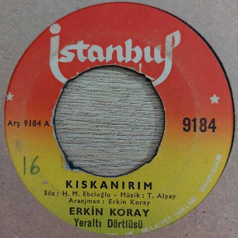 ERKİN KORAY - KISKANIRIM 45LİK PLAK