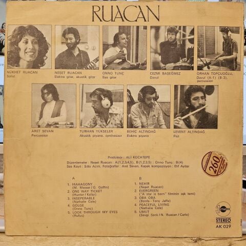 Nükhet Ruacan – Ruacan LP PLAK