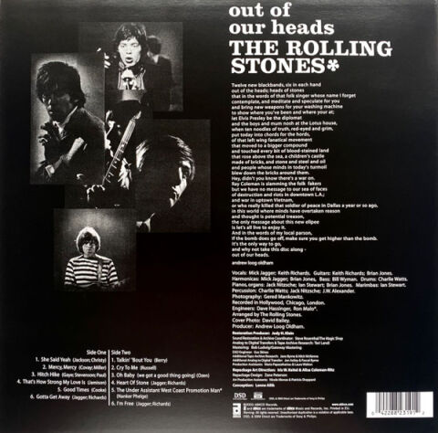 The Rolling Stones – Out Of Our Heads UK LP PLAK