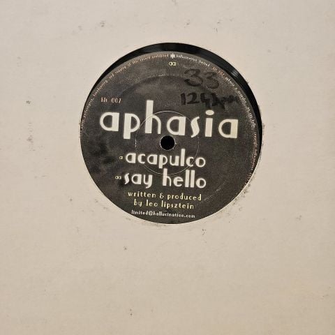 Aphasia – Acapulco / Say Hello LP PLAK