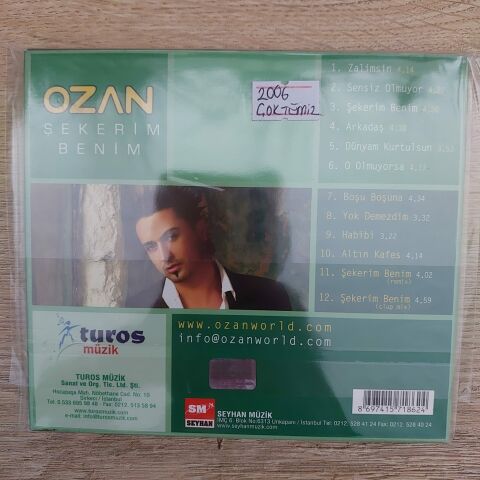 OZAN - ŞEKERİM BENİM CD