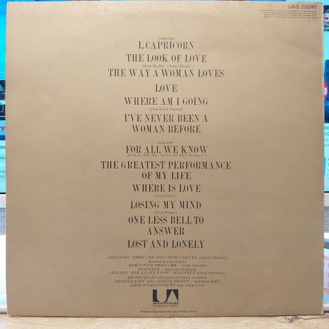 Shirley Bassey – I, Capricorn LP PLAK