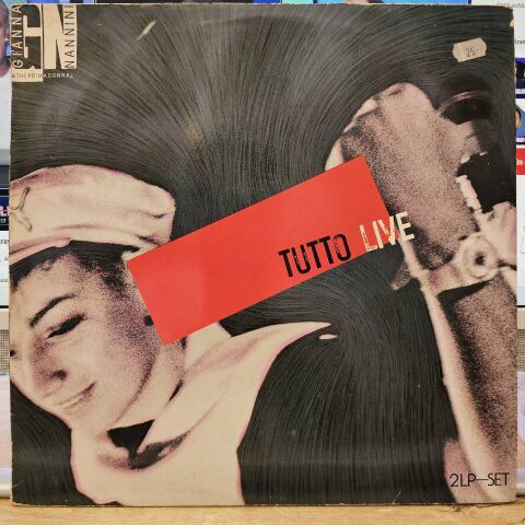 Gianna Nannini & The Primadonnas – Tutto Live LP PLAK