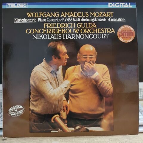 Mozart* / Gulda* - Concertgebouw Orchestra* - Harnoncourt* – Klavierkonzerte · Piano Concertos · Kv 488 & 537 ''Krönungskonzert'' · ''Coronation'' LP PLAK