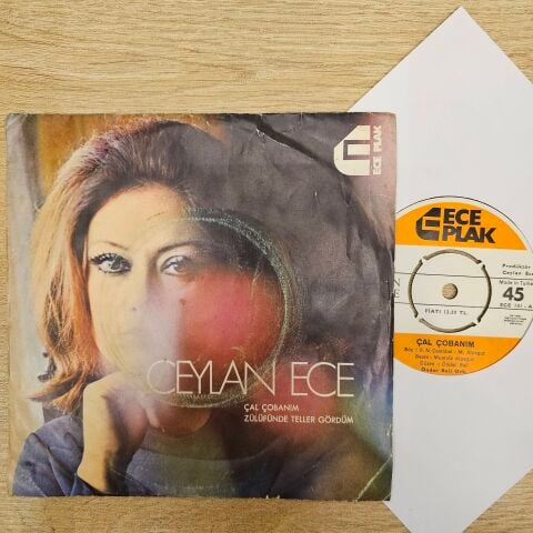 Ceylan Ece – Çal Çobanım / Zülüfünde Teller Gördüm 45LİK PLAK