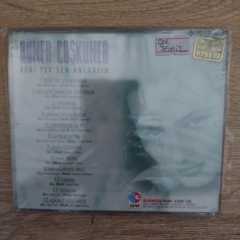HÜNER ÇOŞKUNER - BENİ TEK SEN ANLARSIN CD