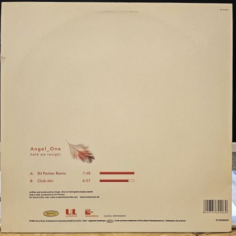 Angel_One – Hold Me Tonight LP PLAK