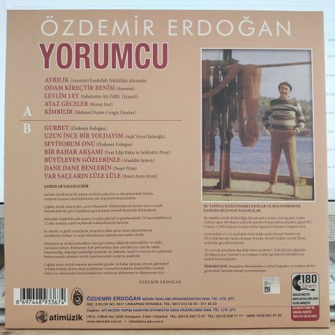 ÖZDEMİR ERDOĞAN - YORUMCU LP PLAK
