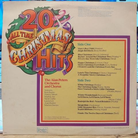 The Alan Peters Orchestra And Chorus – 20 All Time Christmas Hits LP PLAK
