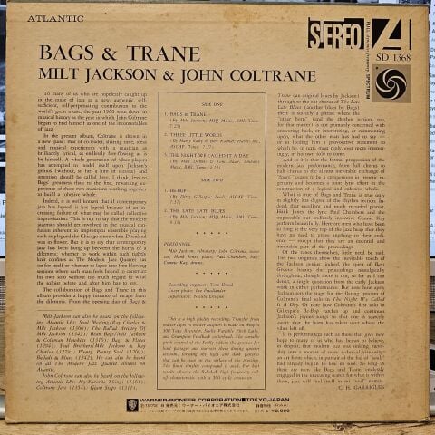 Milt Jackson & John Coltrane – Bags & Trane LP PLAK
