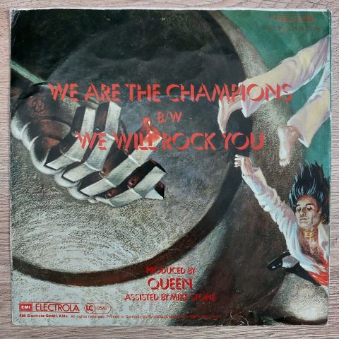 Queen – We Are The Champions B/W We Will Rock You 45LİK PLAK