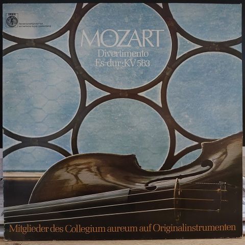 Mozart*, Mitglieder Des Collegium Aureum Auf Originalinstrumenten* – Divertimento Es-dur • Kv 563 LP PLAK