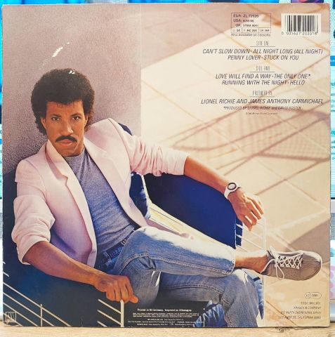 Lionel Richie – Can't Slow Down LP PLAK
