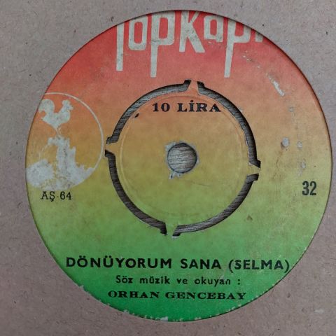 Orhan Gencebay – Derdim Dünyadan Büyük 45LİK PLAK