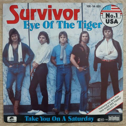 Survivor – Eye Of The Tiger 45LİK PLAK