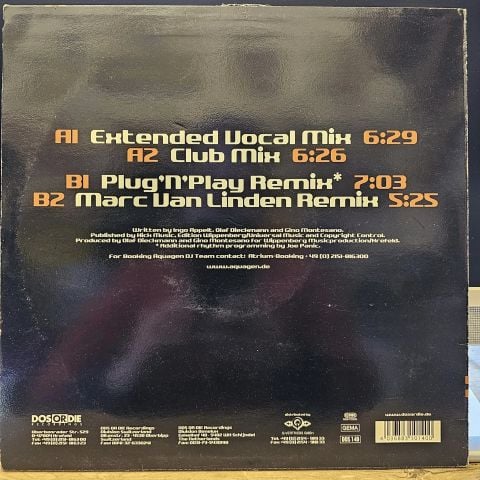 Aquagen & Ingo Appelt – Tanz Für Mich LP PLAK