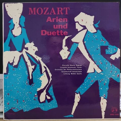 Mozart* - Pierrette Alarie, Leopold Simoneau, Orchester Der Philharmonischen Gesellschaft Amsterdam*, Walter Goehr – Arien Und Duette LP PLAK