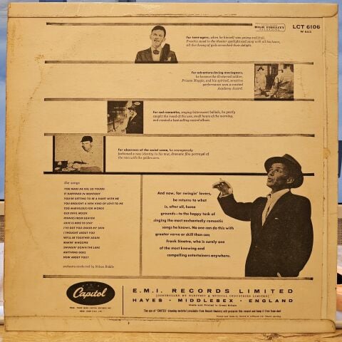 Frank Sinatra – Songs For Swingin' Lovers! LP PLAK