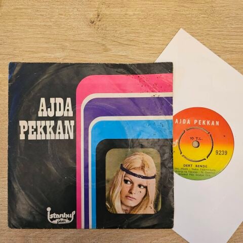 Ajda Pekkan – Dert Bende / Varsın Yansın Dünya 45LİK PLAK