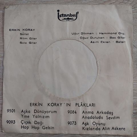ERKİN KORAY - YİNE YALNIZIM 45LİK PLAK