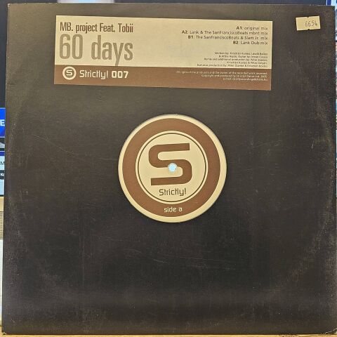 MB. Project Feat. Tobii – 60 Days LP PLAK