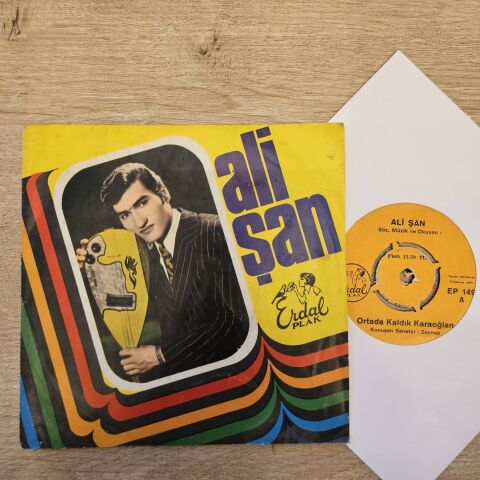Ali Şan – Ortada Kaldık Karaoğlan / Kömür Gözlüm Ateşine Düşeli 45LİK PLAK