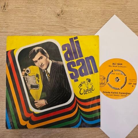 Ali Şan – Ortada Kaldık Karaoğlan / Kömür Gözlüm Ateşine Düşeli 45LİK PLAK