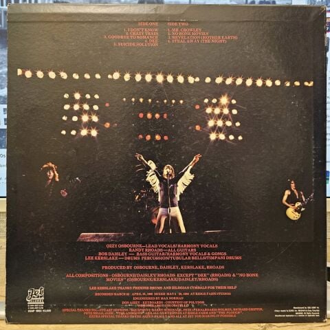 Ozzy Osbourne – Blizzard Of Ozz LP PLAK