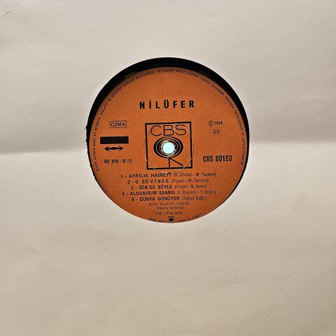 Nilüfer – Nilüfer '74 LP PLAK