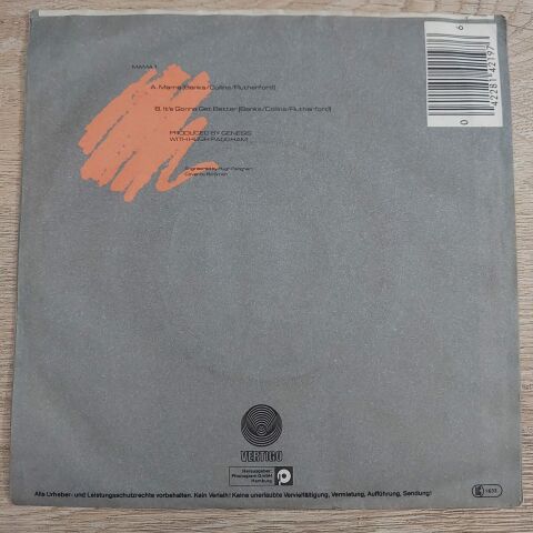 Genesis – Mama 45LİK PLAK