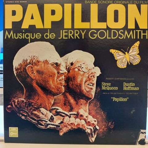 Jerry Goldsmith – Papillon (Bande Sonore Originale Du Film = Original Motion Picture Soundtrack) LP PLAK