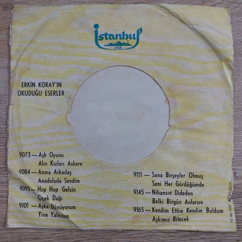 ERKİN KORAY - ANMA ARKADAŞ 45LİK PLAK