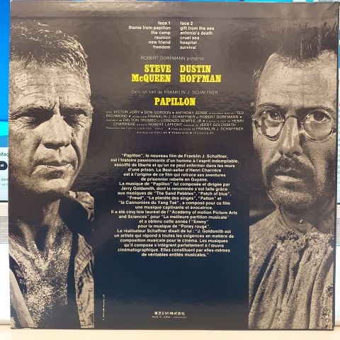 Jerry Goldsmith – Papillon (Bande Sonore Originale Du Film = Original Motion Picture Soundtrack) LP PLAK