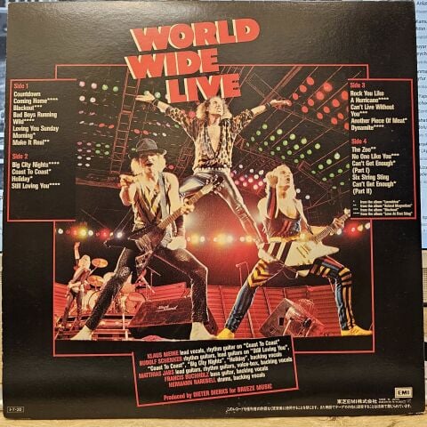 Scorpions – World Wide Live LP PLAK