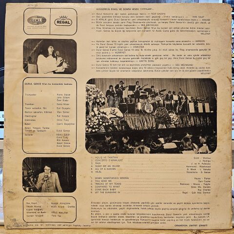 Durul Gence 10 – Durul Gence 10 İlk Konser LP PLAK