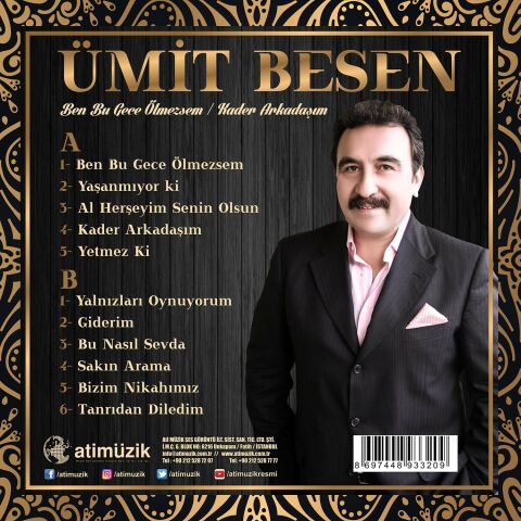 ÜMİT BESEN - Ben Bu Gece Ölmezsem / Kader Arkadaşım  LP PLAK